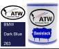 Preview: BMW, Dark Blue, 263: 1L Lackdose, von ATW Autoteile West.